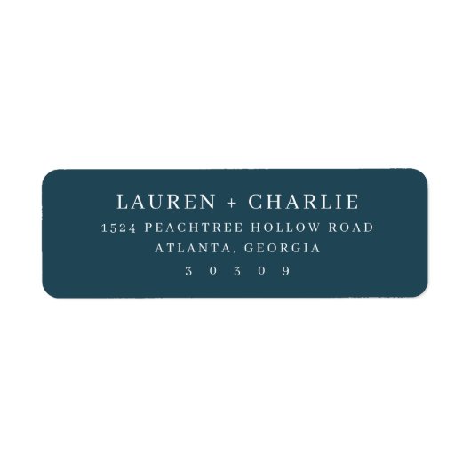 Elegant Navy Minimalist (Vorne)