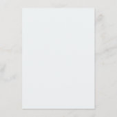 Elegant Navy Minimalist Border Begleitkarte (Rückseite)