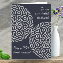 Elegant Navy Silver Mandala Hochzeitstag