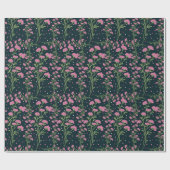 Elegant Navy Texture Geschenkpapier (Flach)