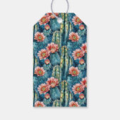 Elegant Navy Typographic Thank You Geschenkanhänger (Rückseite)