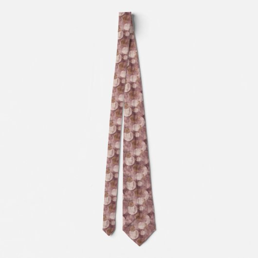 Elegant Neck Tie mit einfachem Lilve- und Goldmust Krawatte (Rückseite)