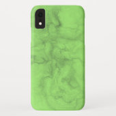 Elegant Neon Green Marble iPhone Gehäuse Case-Mate iPhone Hülle (Rückseite)