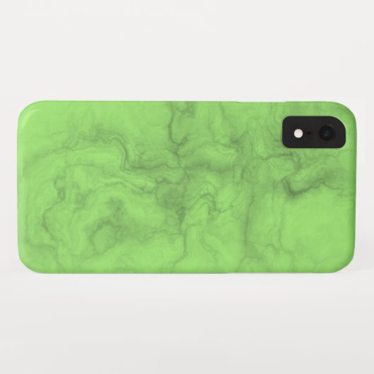 Elegant Neon Green Marble iPhone Gehäuse Case-Mate iPhone Hülle (Rückseite (Horizontal))