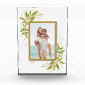 Elegant Neu verheiratete Flitterwochen Custom Fotoblock (Vorderseite)