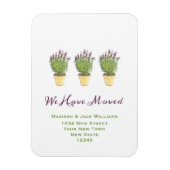 Elegant Neu von Adresse | Ankündigung der Beförder Magnet (Vertikal)