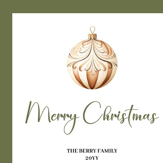 Elegant Neutral Christmas Bow Personalized Napkin Serviette