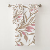 Elegant neutral floral botanisch badhandtuch set (Insitu)