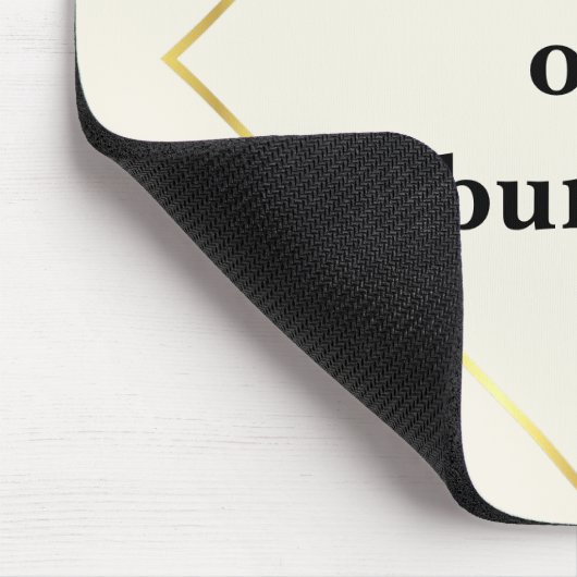 Elegant Neutral Minimalist Mousepad (Ecke)