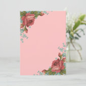 Elegant Neutral Wedding Invitation Design Einladung (Stehend Vorderseite)