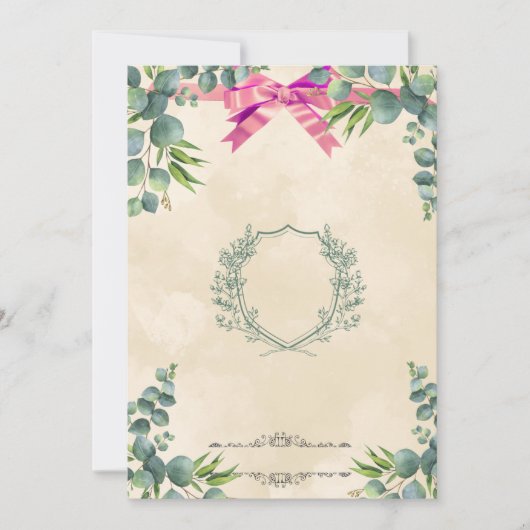 Elegant Neutral Wedding Invitation Design Einladung (Vorderseite)
