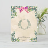 Elegant Neutral Wedding Invitation Design Einladung (Stehend Vorderseite)