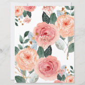 Elegant Neutral Wedding Invitation | Fully Editab (Rückseite)