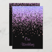 ELEGANT New Kristall Einladung (Vorne/Hinten)