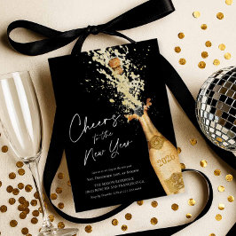 Elegant New Year Party Invitation Einladung