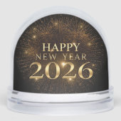 elegant new year snow globe 2025 schneekugeln (Vorderseite)