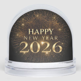 elegant new year snow globe 2025 schneekugeln