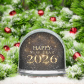 elegant new year snow globe 2025 schneekugeln (Weihnachten)