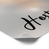 Elegant New Year's Eve Welcome Poster (Ecke)