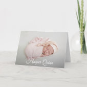 Elegant Newborn Foto Collage (Vorderseite)