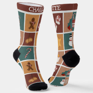Elegant Niedlich frohe Weihnachten Mr. und Mrs. Co Socken