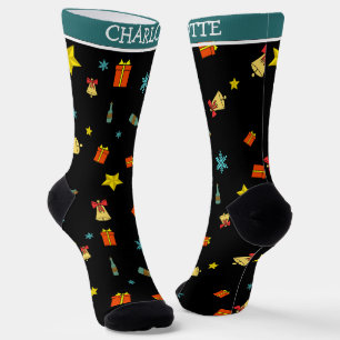 Elegant Niedlich frohe Weihnachten Mr. und Mrs. Co Socken