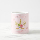 Elegant niedlich Frohe Weihnachtsgold Glitzer Einh Kaffeetasse (Mittel)