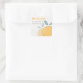 Elegant Niedlich Lemon Bold Fruity Vielen Dank bes Quadratischer Aufkleber (Tasche)