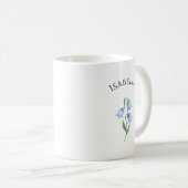 Elegant Niedlich Raffiniert Benannt Romantisch Blu Kaffeetasse (VorderseiteRechts)