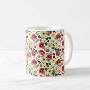 Elegant Niedlich Raffiniert Chic Romantisch Blumig Kaffeetasse