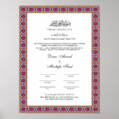 Elegant Nikahnama Poster (Vorne)