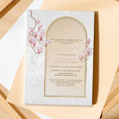 Elegant Nikkah Wedding Foil Einladung | Magnolias