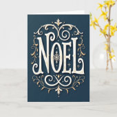 Elegant Noel Christmas Snowflake Card Karte (Gelbe Blume)