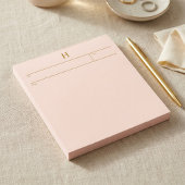 Elegant Notepad with Monogram for her Notizblock