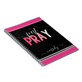 Elegant nur beten Name Notebook Notizblock (Rechte Seite)