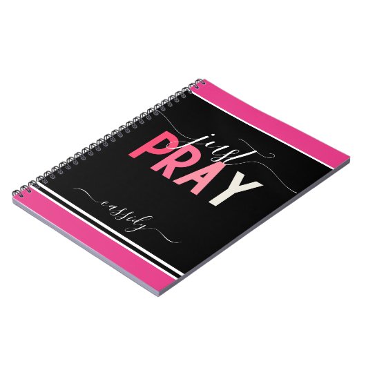 Elegant nur beten Name Notebook Notizblock (Linke Seite)