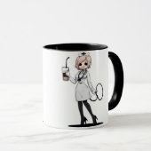 Elegant Nurse Coffee Mug Tasse (VorderseiteRechts)