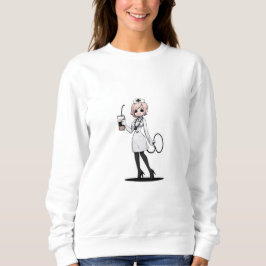 Elegant Nurse Coffee Sweatshirt
