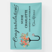 Elegant Nurse Graduation Party Banner (Vertikal)