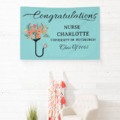 Elegant Nurse Graduation Party Banner (InSitu)