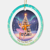 Elegant Nutcracker Ballet Christmas Ballerina Gift Keramik Ornament (Links)