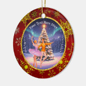 Elegant Nutcracker Ballet Christmas Ballerina Gift Keramik Ornament (Links)