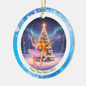 Elegant Nutcracker Ballet Christmas Ballerina Gift Keramik Ornament (Links)