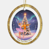 Elegant Nutcracker Ballet Christmas Ballerina Gift Keramik Ornament (Links)