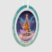 Elegant Nutcracker Ballet Christmas Ballerina Gift Ornament (Vorderseite)