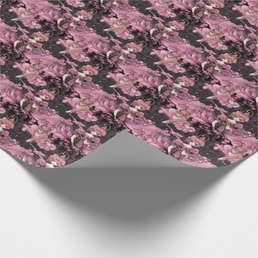 Elegant Nutcracker Ballet, Clara Geschenkpapier (Ecke)