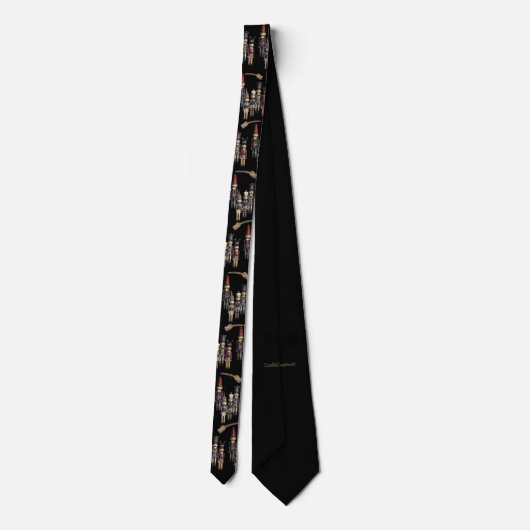 Elegant Nutcracker Christmas Neck Tie Krawatte (Rückseite)