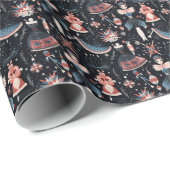 Elegant Nutcracker, Columbine Classic Geschenkpapier (Rolleneckpunkt)