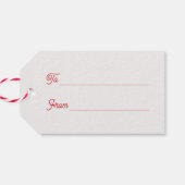 Elegant Nutcracker Geschenketiketten Geschenkanhänger (Rückseite Horizontal)