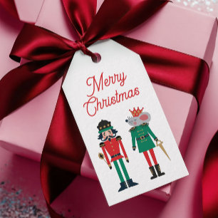 Elegant Nutcracker Geschenketiketten Geschenkanhänger